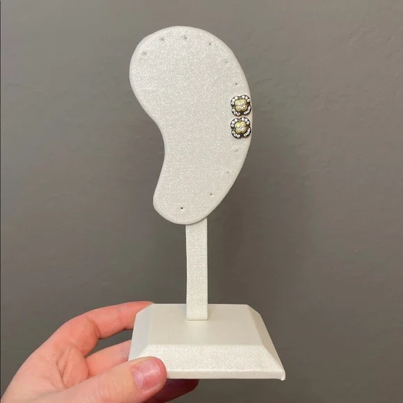 Frieda Rothman Sterling Silver Clover Cluster Stud Earrings - NEW - Picture 3 of 9